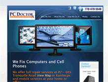 Tablet Screenshot of pcdoctor.ca